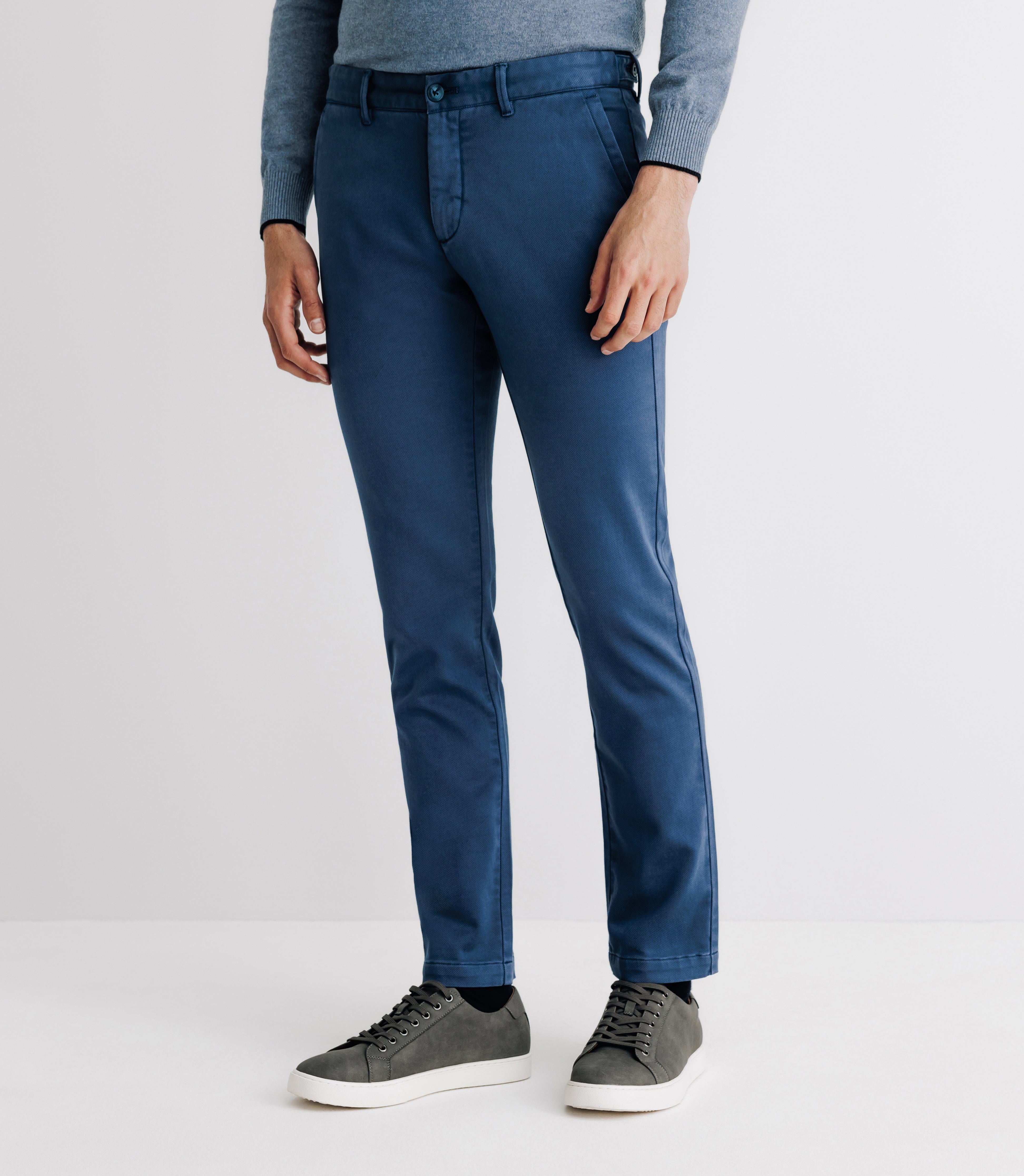 Pantalon imprimé indigo - IZAC