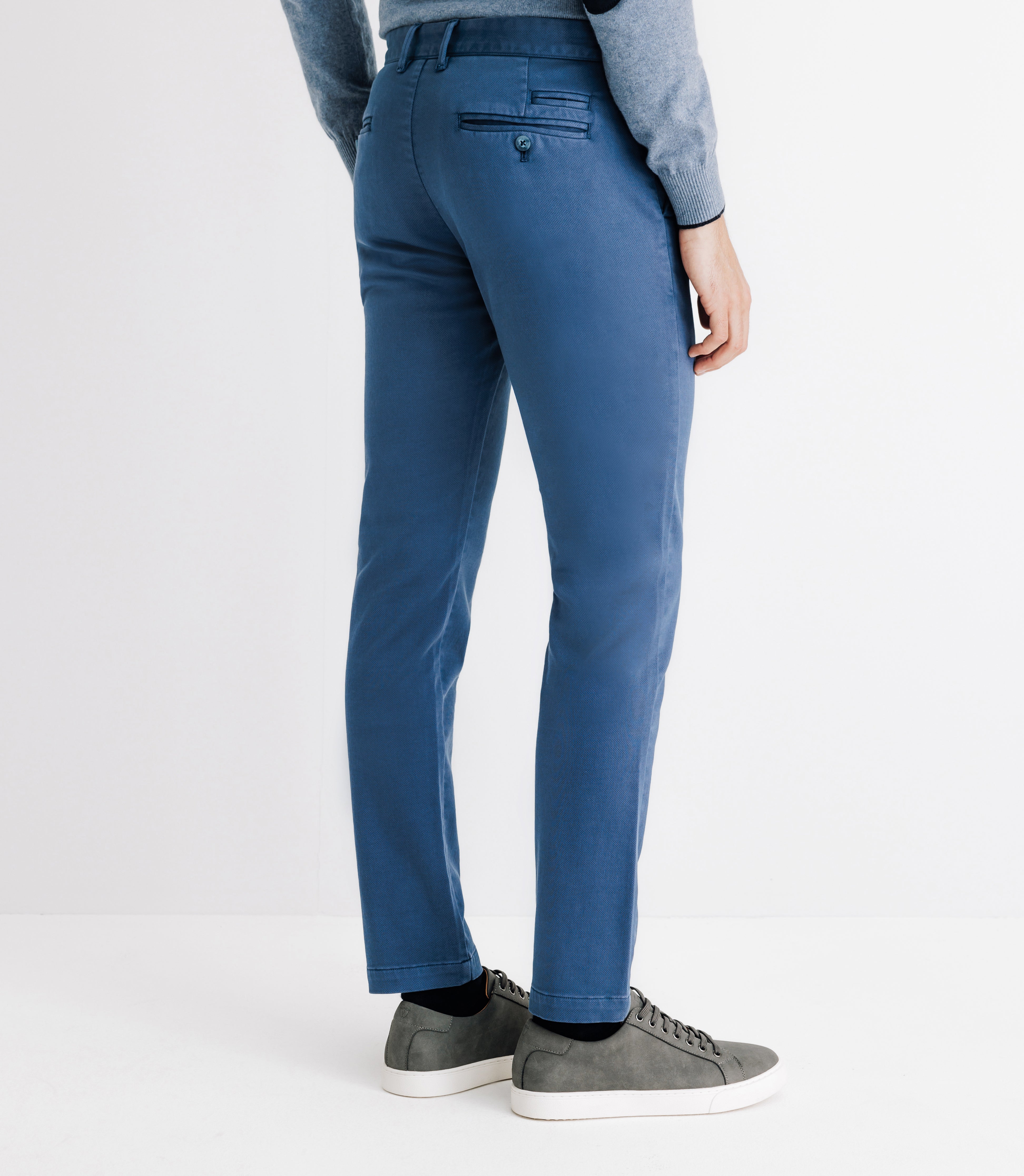 Pantalon imprimé indigo - IZAC