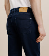 Navy blue slim jeans