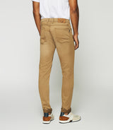 Jean super slim camel