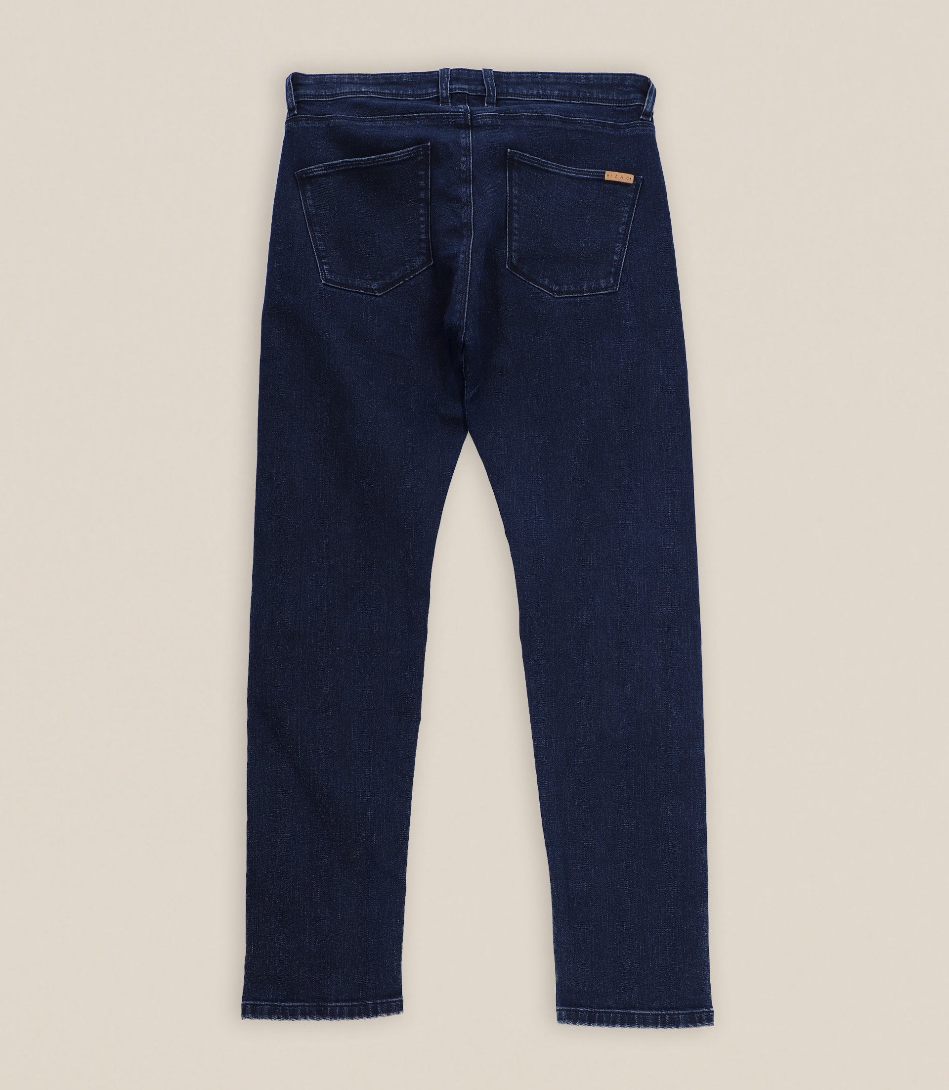 Straight navy jeans