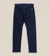 Straight navy jeans