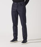 Jean slim denim enduit marine ECHO - IZAC