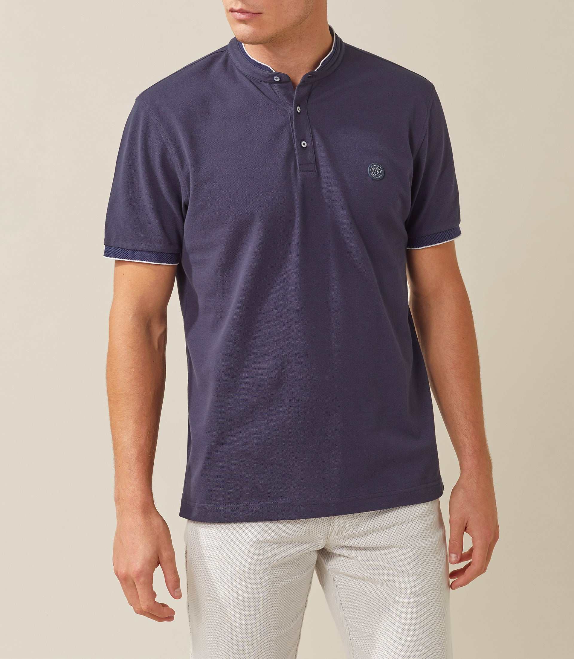 Maco" navy polo