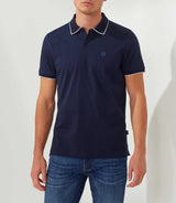 Martine" navy polo shirt