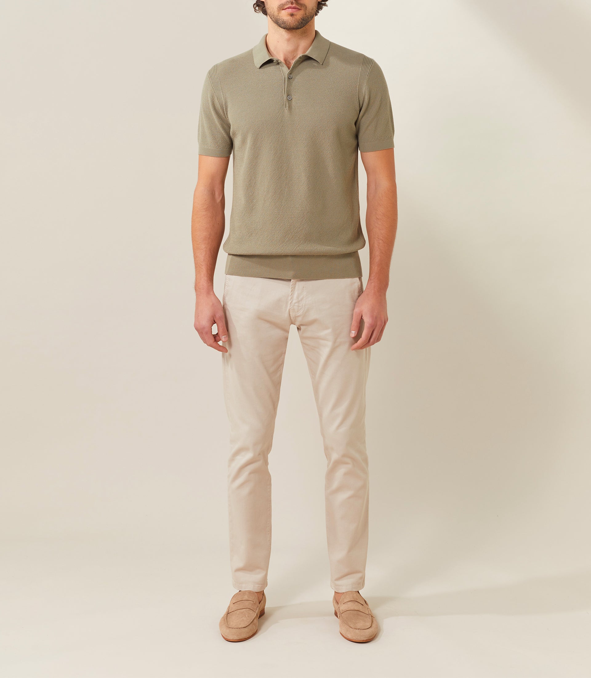 Maya" khaki polo