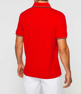 Gilles" red short sleeve polo