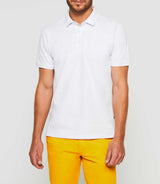 Gregor" short sleeve polo white