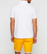 Gregor" short sleeve polo white