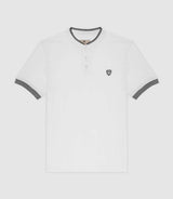 Polo en maille piquée blanc