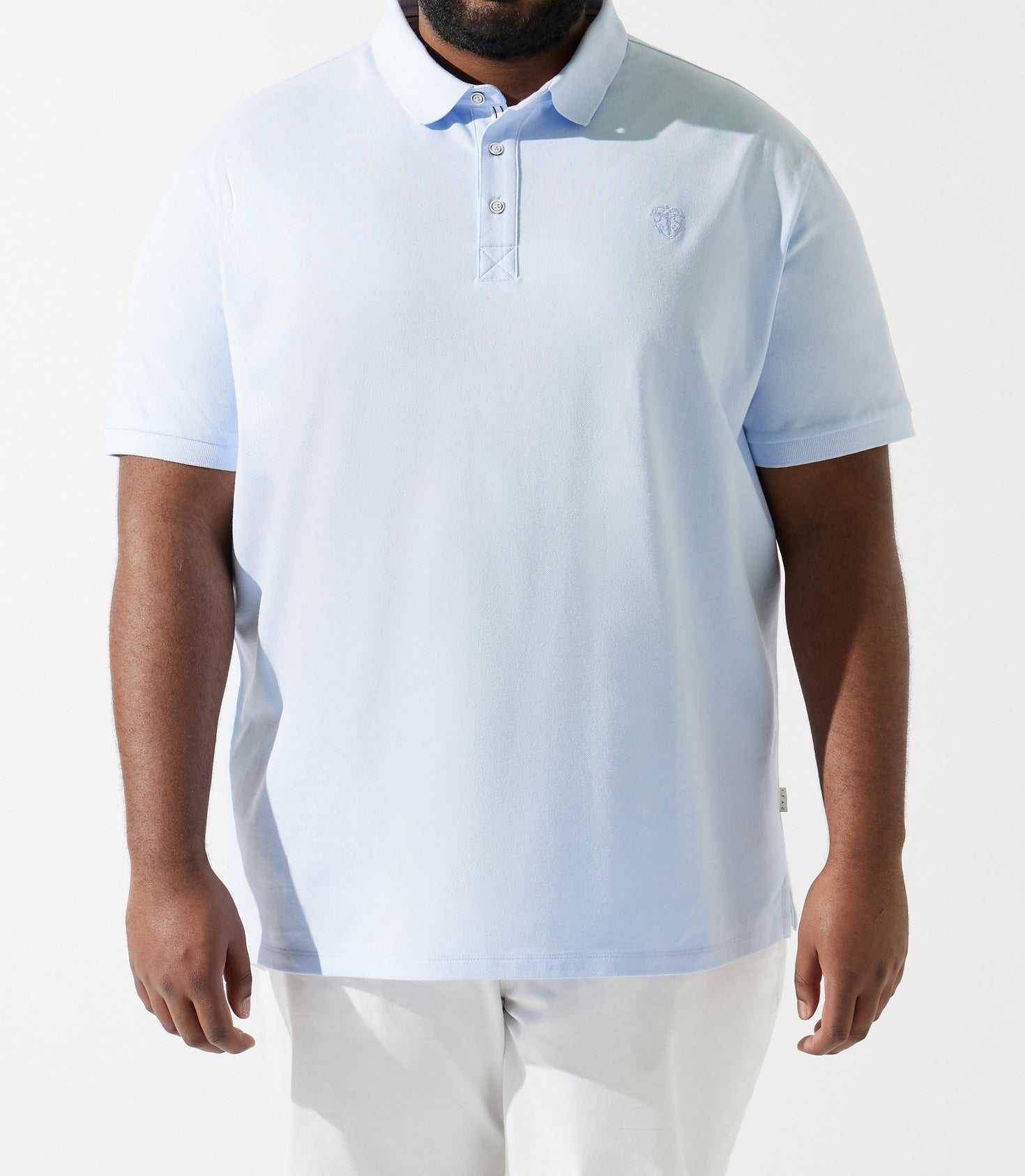 Polo plain blue GREGORBT