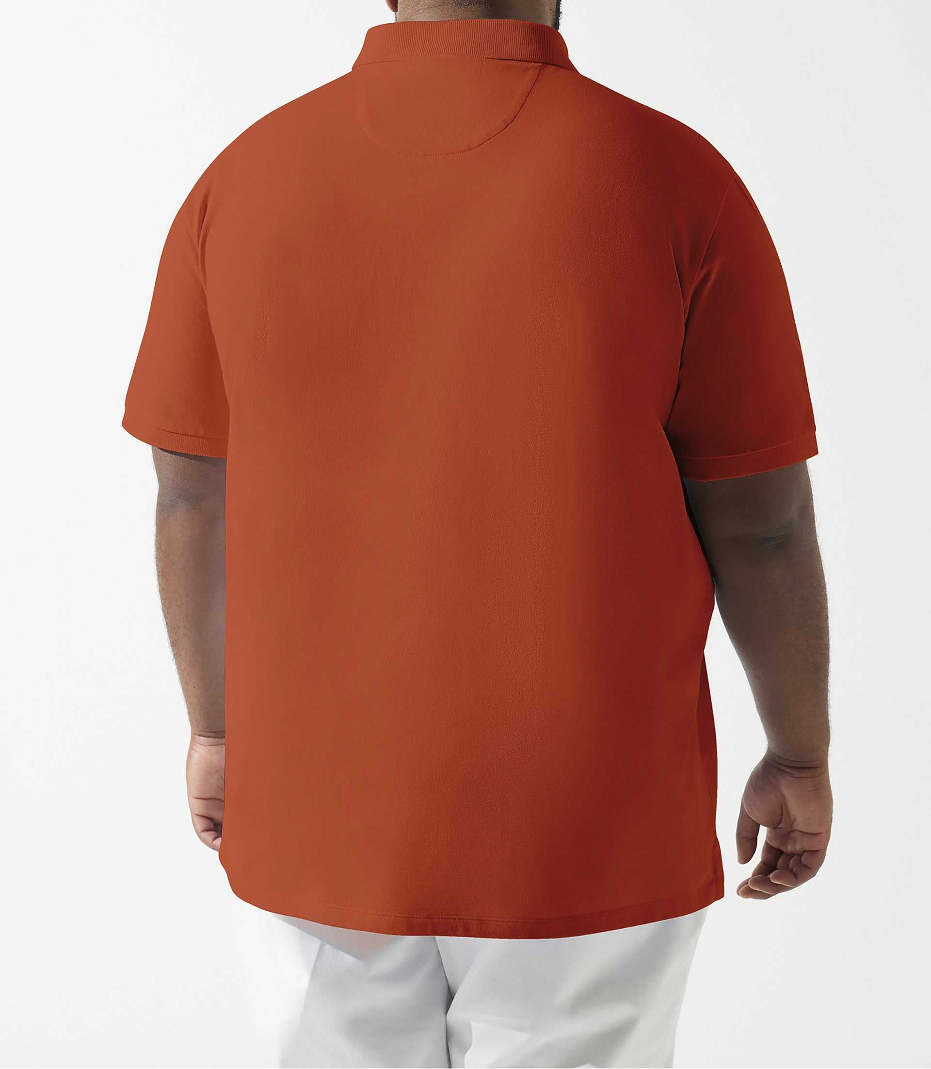 Polo plain terracotta GREGORBT