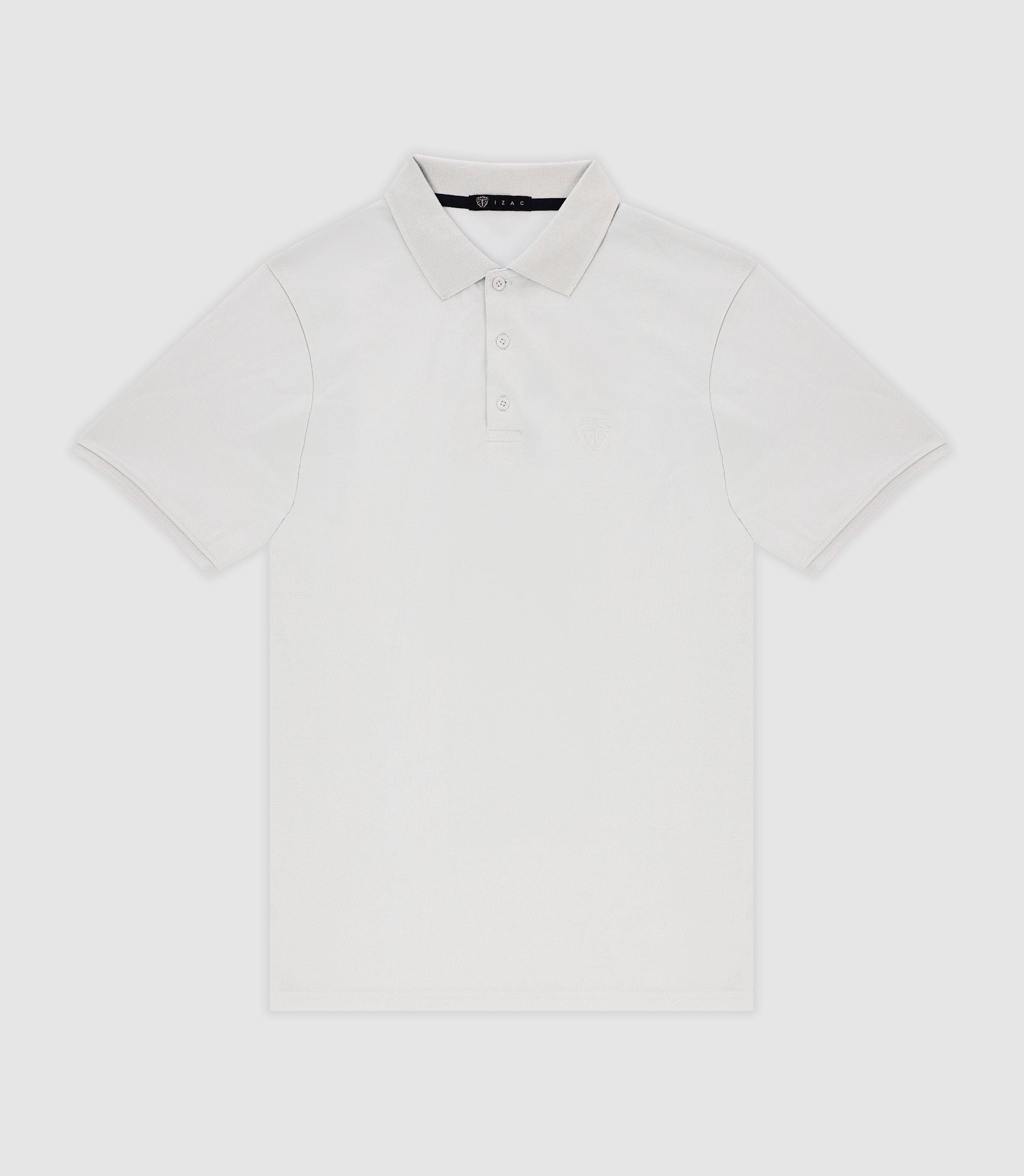 White stung mesh polo