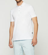 Uni white polo shirt short sleeves Gregor