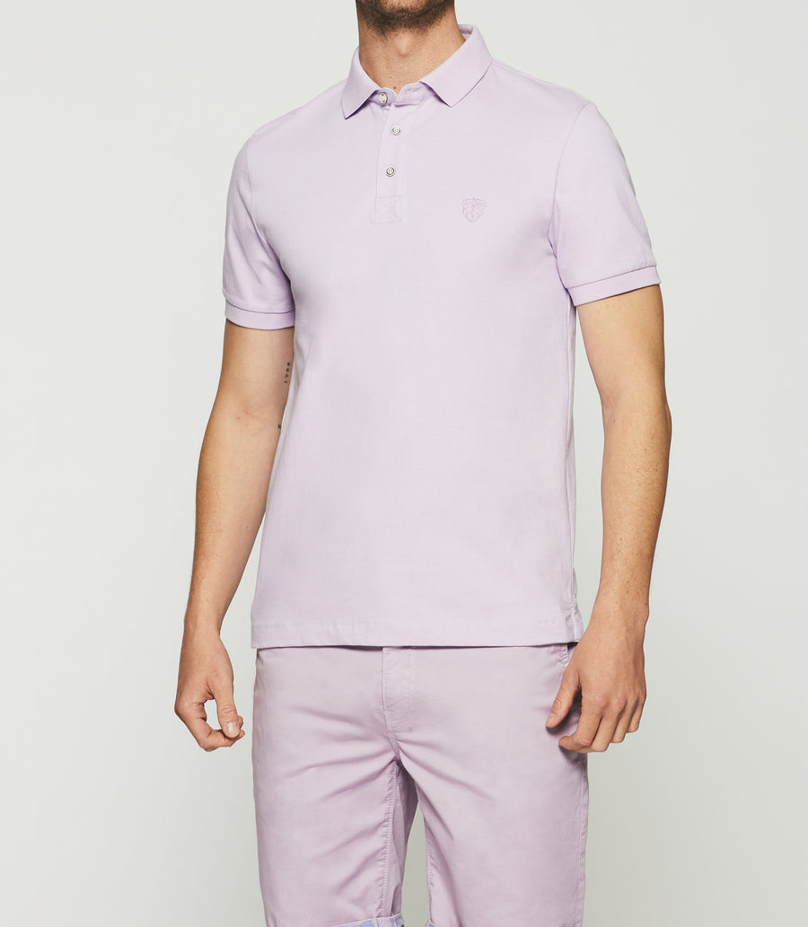 GREGOR purple polo shirt