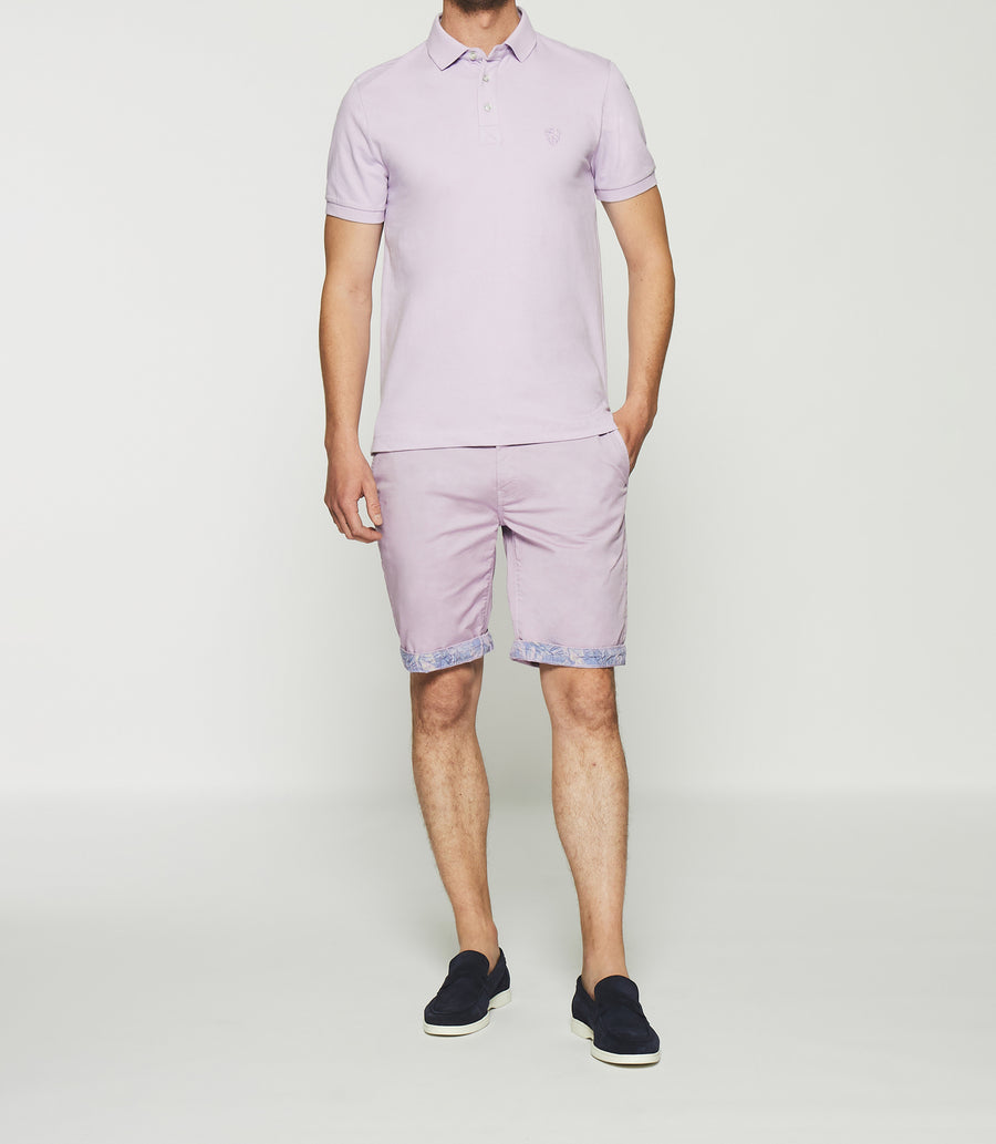 GREGOR purple polo shirt