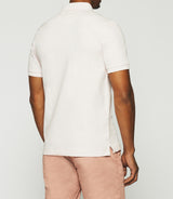 Polo plain pink with short sleeves Gregor