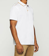 Plain white polo shirt GUILLAUME