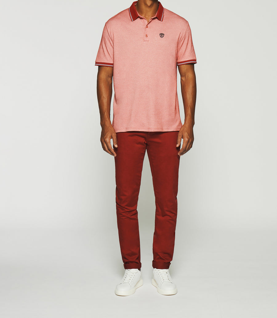 Red polo shirt GUYOT