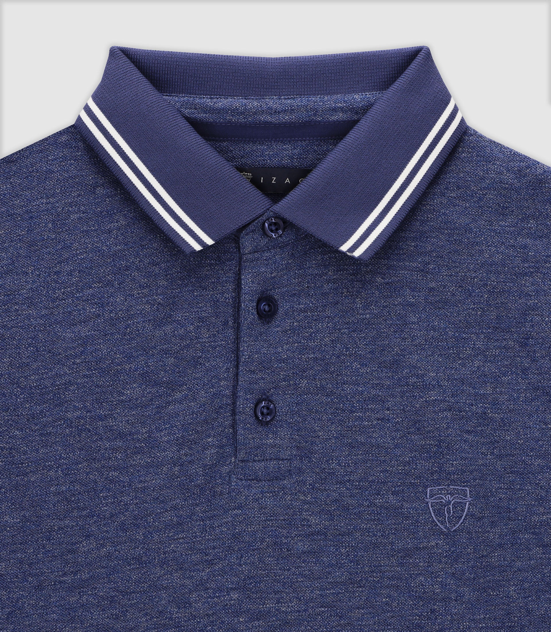 Polo with marine embroidery