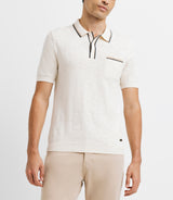 Polo shirt plain knit 