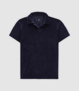 Open Marine Collar Schwamm Poloshirt