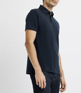 Polo avec broderie marine