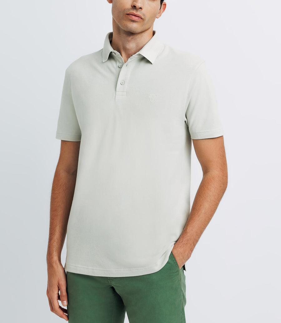 Polo shirt pique basic LIGHT-GREEN