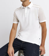 Polo shirt shoulder cut BEIGE