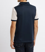 Polo shirt shoulder cut navy