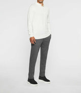 Long sleeve knitted polo shirt ecru NEIL