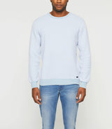 Damian" light blue round neck sweater