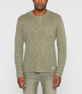 Dietter" khaki tunic neck sweater