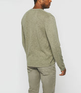 Dietter" khaki tunic neck sweater