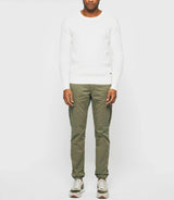 Django" ecru round neck sweater