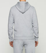 SWDOGAN grey hooded vest with zipper