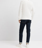 Ecru round neck sweater