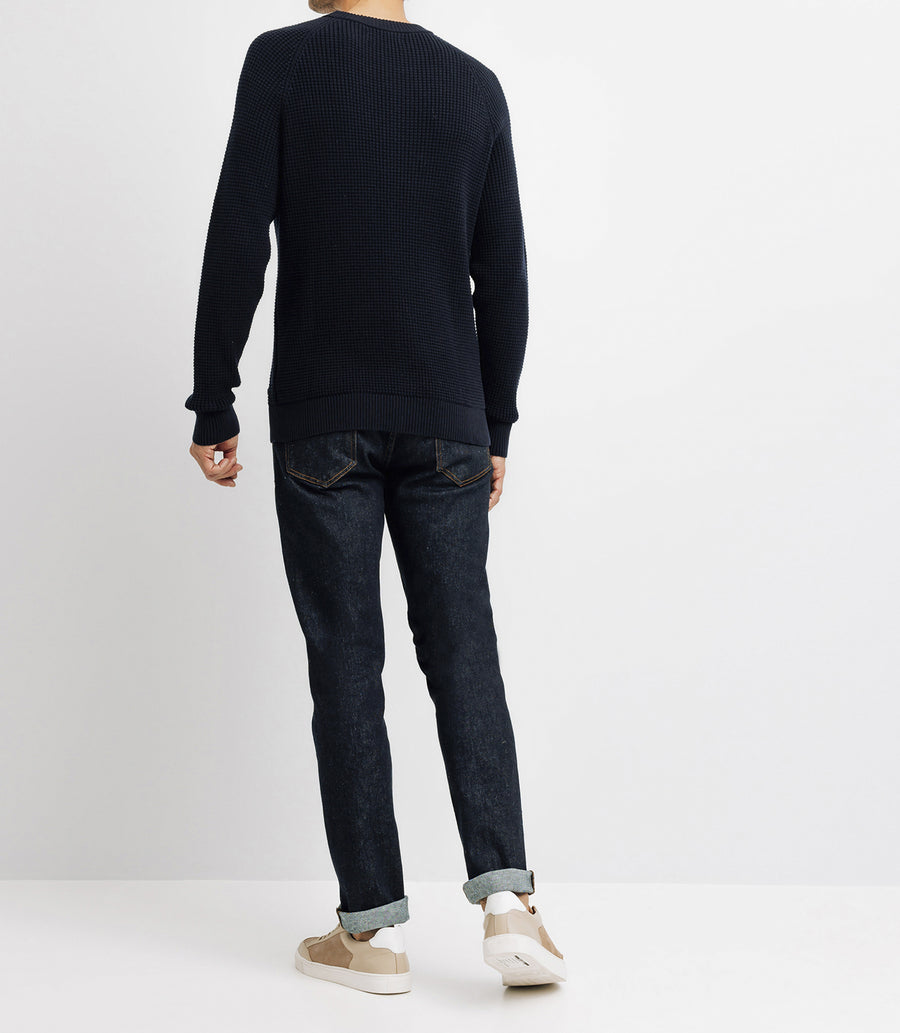 Marine round neck sweater