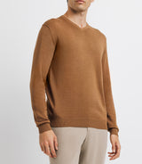 Camel V -neck