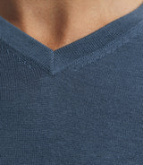 Indigo V -neck sweater