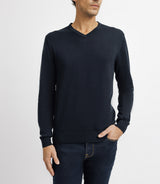 Marine V -neck sweater