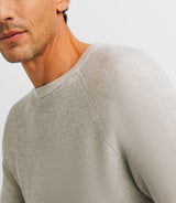 Pull col rond gris - IZAC