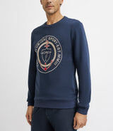 Sweatshirt with navy patch