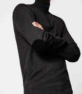 Charcoal zip neck sweater