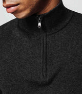 Pull col zippé anthracite - IZAC