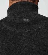 Pull col zippé anthracite