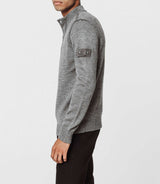 Medium grey zip neck sweater