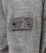 Medium grey zip neck sweater