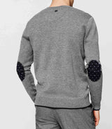 Grey round neck sweater