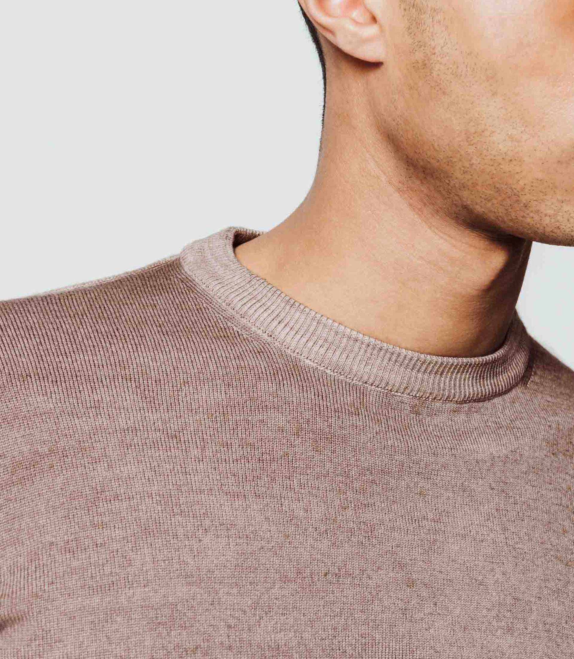 Merino wool taupe sweater